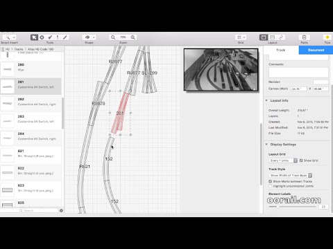 Creating a Model Railway Track Plan with RailModeller Pro