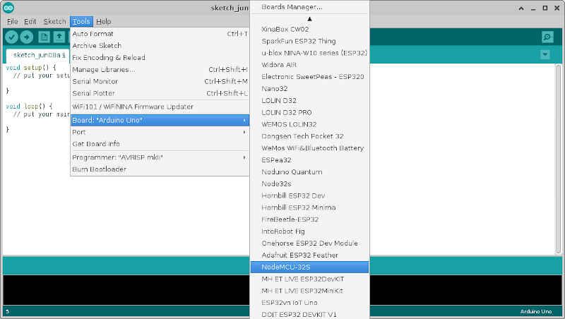 ESP32/ESP8266 Software Setup