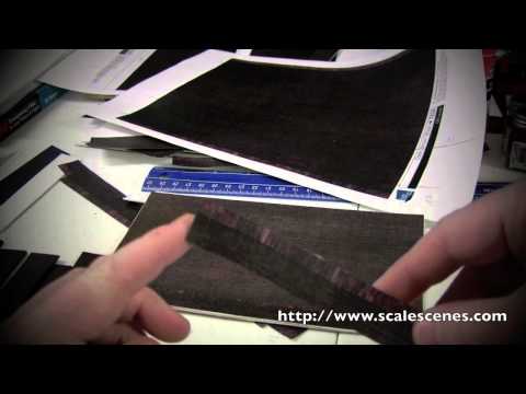 Building Low Profile Retaining Walls for Model Railway Backscenes
