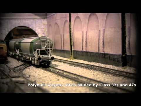 80ft Polybulk Bulk grain covered bogie hopper wagons