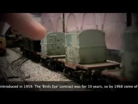 Weathered Conflat wagons with AF Containers in OO Gauge