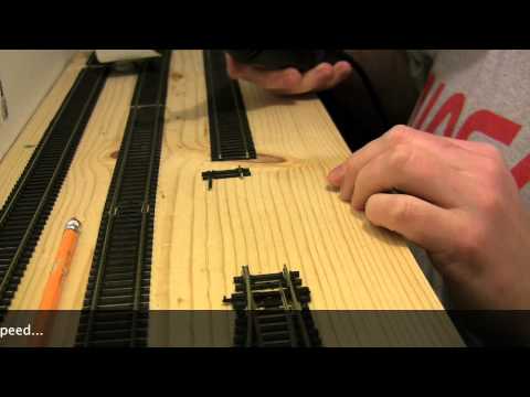 How to cut OO gauge flexible track