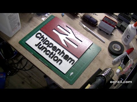 Custom British Rail Model Railway Layout Plaque