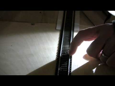 Removing Model Railway Track Pins