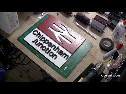 Custom British Rail Model Railway Layout Plaque